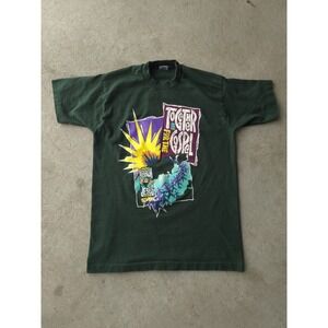 Vintage 90s March For Jesus Together For The Gospel Bible T-shirt Green M Christ